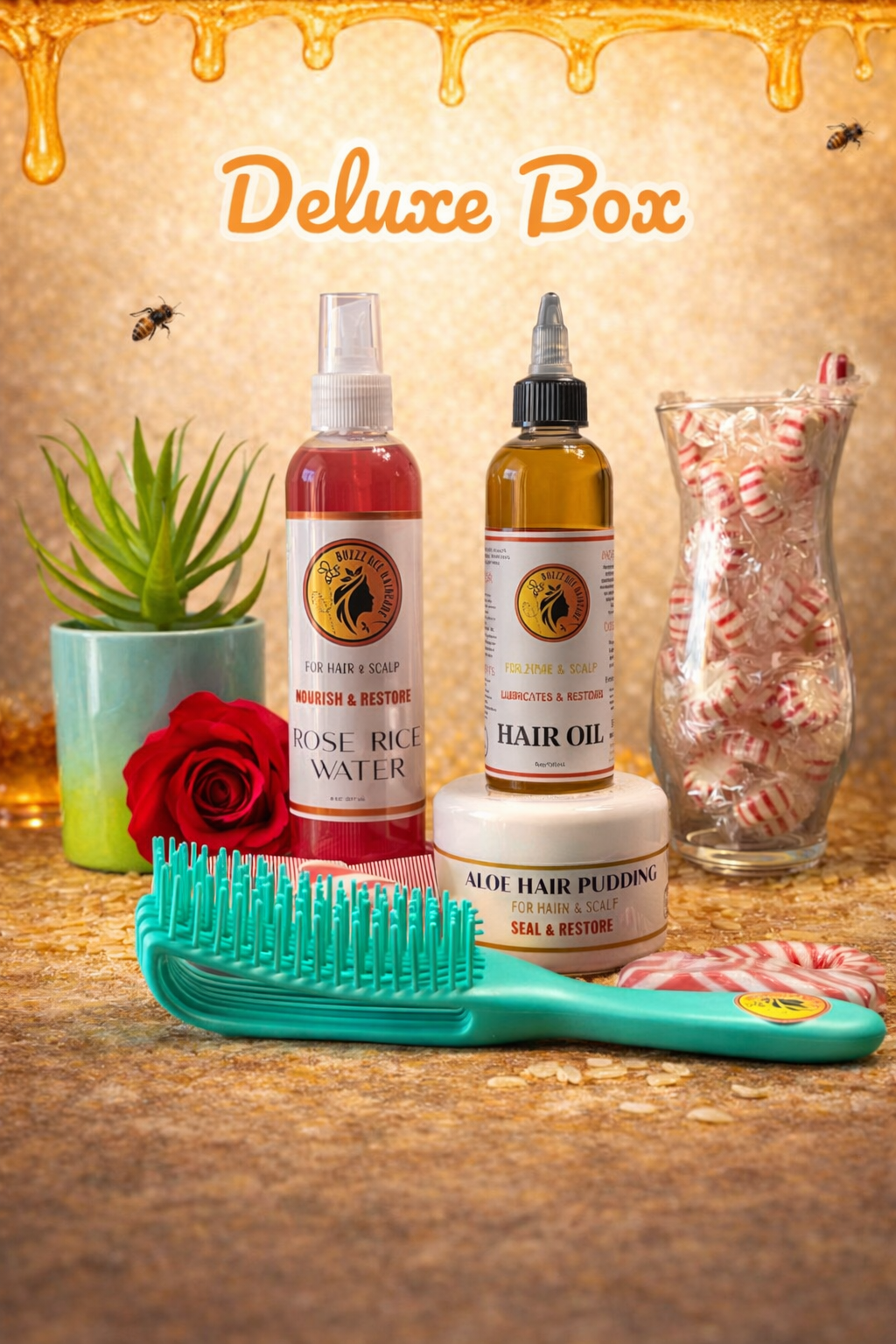 Buzzz Deluxe Box – Buzzz Bee Hair Care LLC
